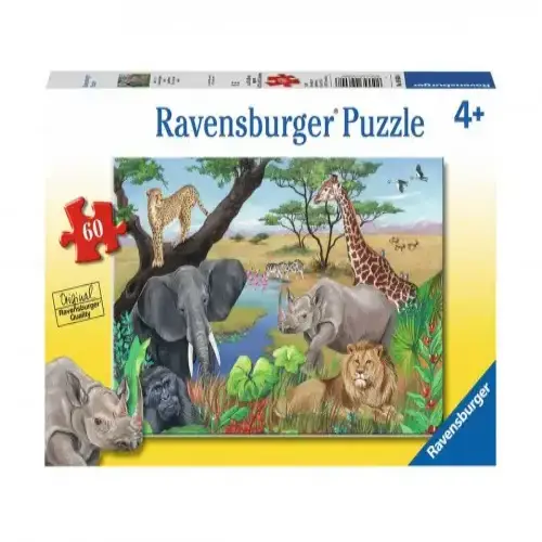 Детски пъзел Ravensburger Сафари животни 60 ел. | P114490