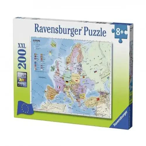 Детски пъзел Ravensburger Карта на Европа 200 ел. XXL | P115170