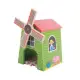 Детска играчка - Дървена вятърна мелница с релса BigJigs 