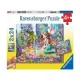 Детски пъзел Ravensburger Вълшебна русалка 2х24 ел.  - 1