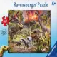 Детски пъзел Ravensburger Битката на динозаврите 60 ел.  - 1