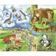 Детски пъзел Ravensburger Животни в зоопарка 2х12 ел.  - 2