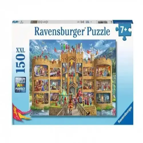 Детски пъзел Ravensburger Изглед към рицарския замък 150 ел. ХХL | P115215