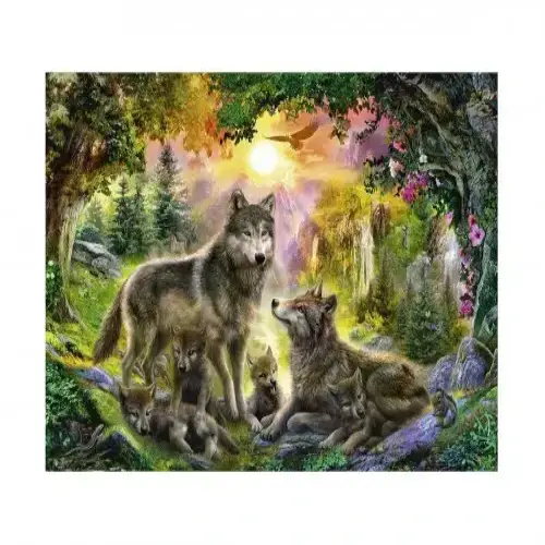 Детски пъзел Ravensburger Семейство вълци 500 ел. | P115245