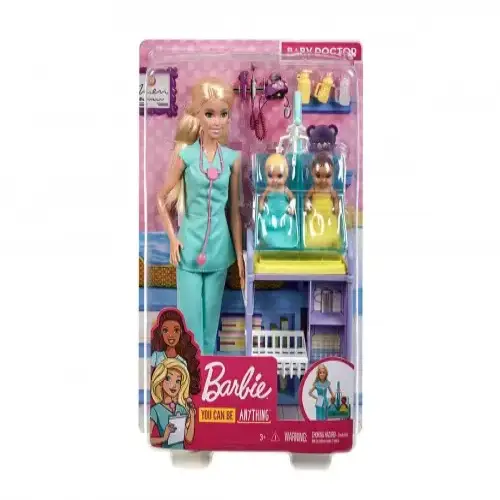 Забавен игрален комплект - Кукла Barbie Педиатър | P115281