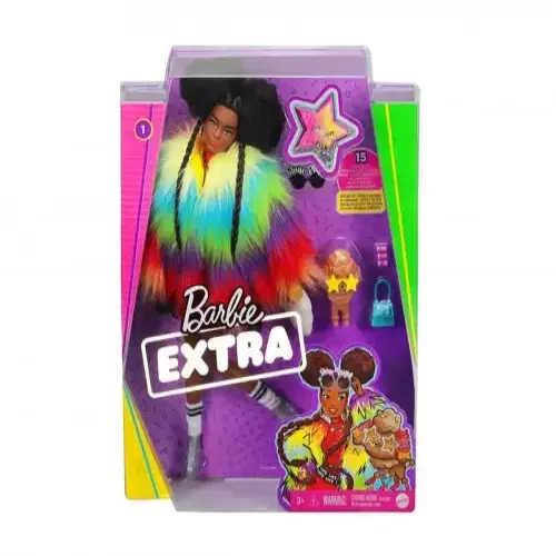 Кукла Barbie с черна коса - Екстра мода | P115292