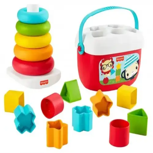 Комплект 2 Еко бебешки играчки за сортиране Fisher Price | P115322