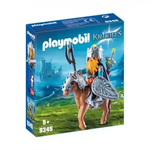 Детски игрален комплект Playmobil Джудже боец с пони | P115324