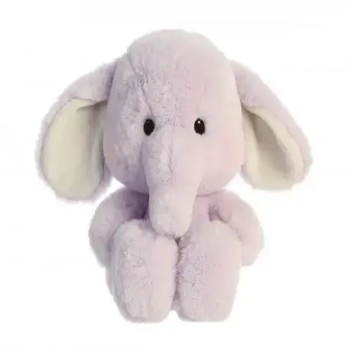 Детска плюшена играчка Aurora Лилав слон | P115359