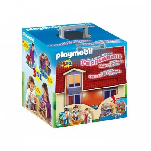 Детски комплект за игра Playmobil Преносима къща | P115401