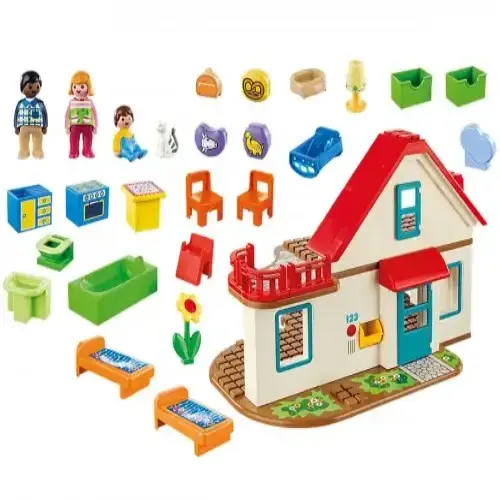 Детски комплект за игра Playmobil Семеен дом | P115410