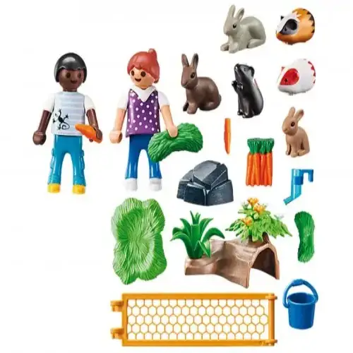 Детски комплект за игра Playmobil Клетка за животни от фермата | P115413