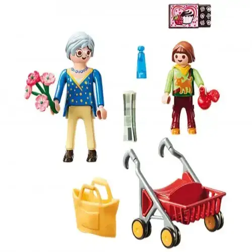 Детски игрален комплект Playmobil Баба с внуче | P115419