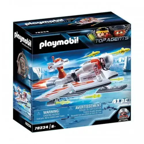 Детски комплект за игра Playmobil Екип шпиони, Планер | P115597