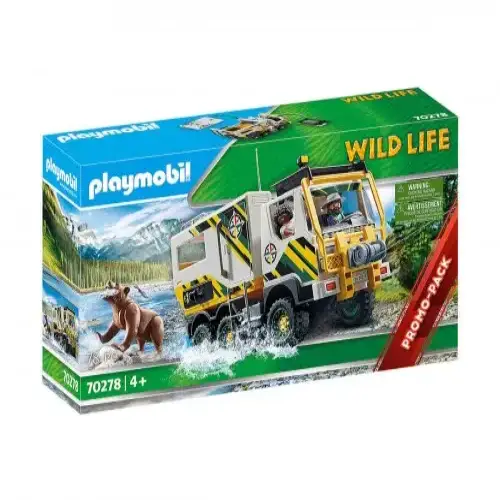 Детски комплект за игра Playmobil Камион за експедиции | P115606