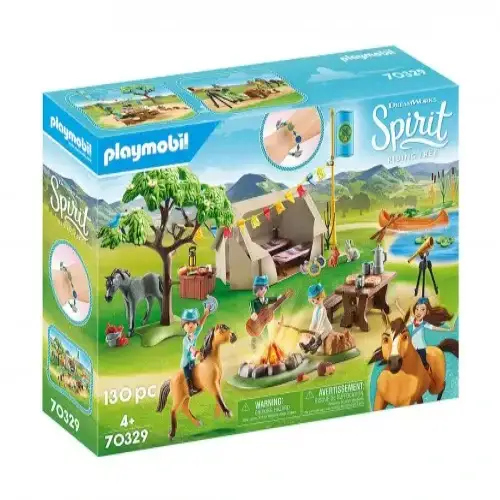 Детски комплект за игра Playmobil Летен къмпинг | P115624