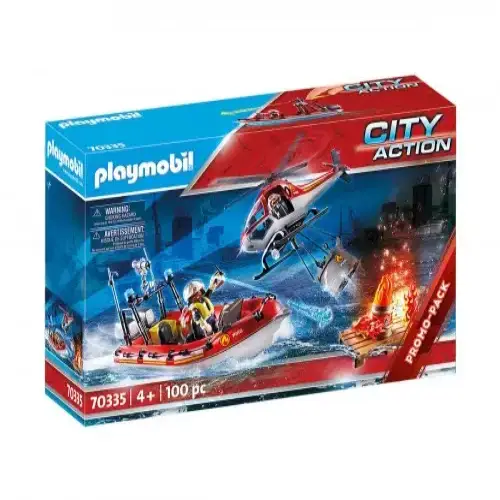 Детски комплект за игра Playmobil Спасителна мисия пожар | P115627