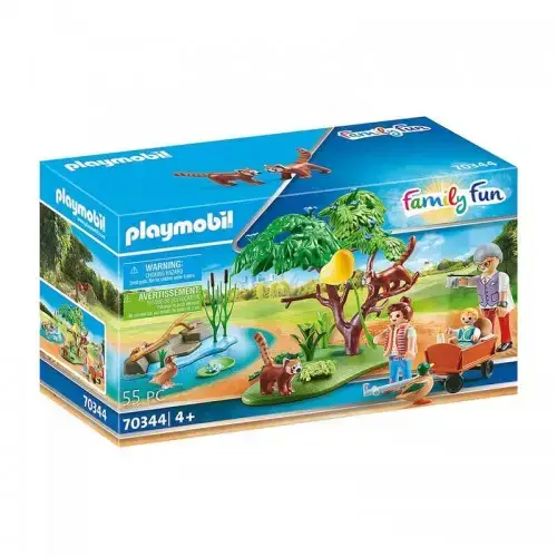 Детски комплект Playmobil Местообитание на червената панда | P115652