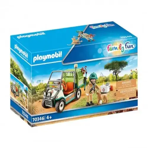Детски комплект за игра Playmobil Ветеринар с кола | P115654