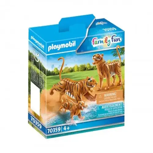 Детски комплект за игра Playmobil Тигри с малко | P115785