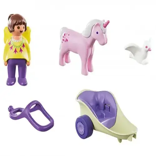 Детски комплект за игра Playmobil Карета с еднорог и фея | P115799