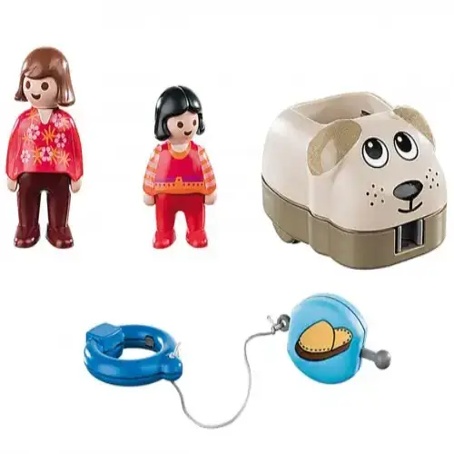 Детски комплект за игра Playmobil Вагон куче | P115801