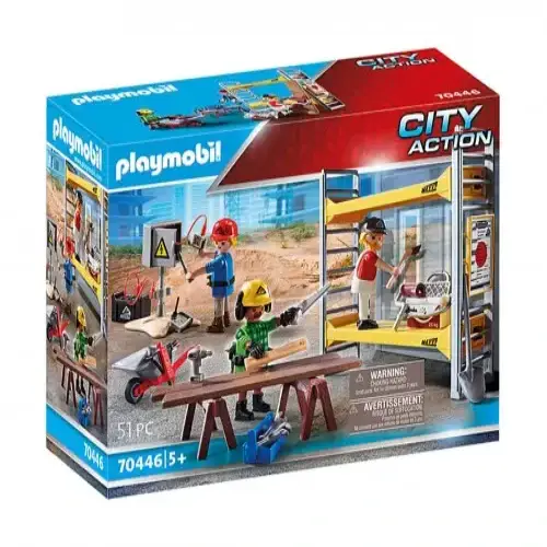 Детски комплект за игра - Работници на скеле Playmobil 