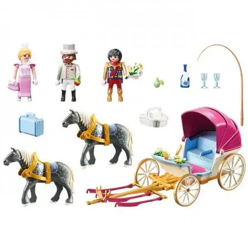 Детски комплект за игра Playmobil Романтична кралска карета | P115813