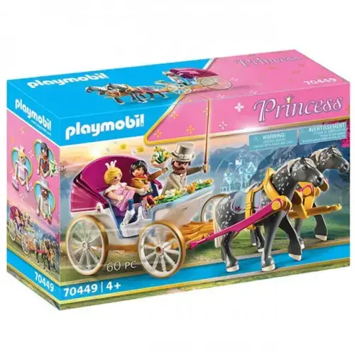Детски комплект за игра Playmobil Романтична кралска карета | P115813