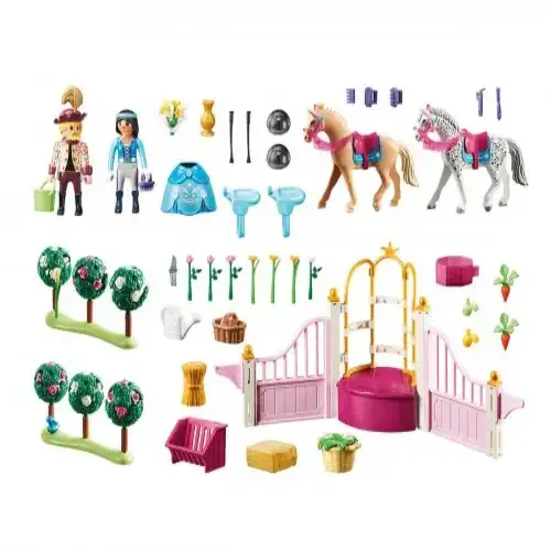 Детски комплект за игра Playmobil Урок по езда за принцеса | P115814