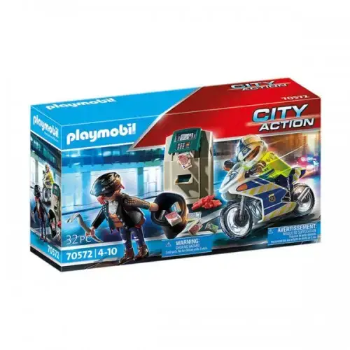 Детски комплект Playmobil Преследване на банков обирджия | P115866