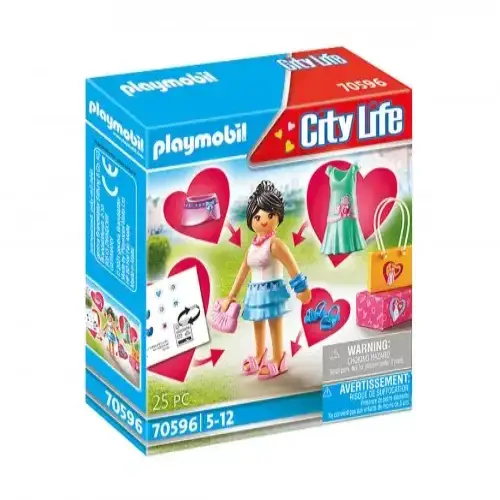 Детски игрален комплект Playmobil Момиче с покупки | P115883