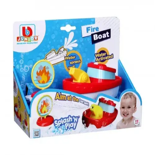 Детска играчка - Пожарникарска лодка Bburago Junior | P115906