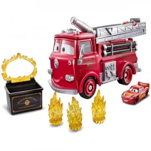Детски пожарникарски камион и количка с променящ цвят, Cars | P115923