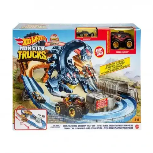 Детски комплект Скорпион с 1 бъги и 1 количка, Monster Trucks | P115925