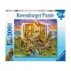 Детски пъзел Ravensburger Книгата на динозаврите 300 части  - 1