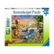 Детски пъзел Ravensburger Савана 100 ел. XXL  - 1