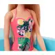 Забавен комплект за игра - Барби в бански костюм с басейн Barbie  - 6