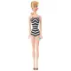 Колекционерска кукла Barbie с черно-бял бански, 75-та годишнина  - 3