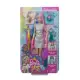 Комплект за игра - Кукла Barbie с блестяща дълга коса  - 1