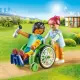 Детски игрален комплект Playmobil Пациент в инвалидна количка  - 3