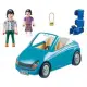 Детски комплект за игра Playmobil Семейство с кола  - 2