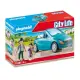 Детски комплект за игра Playmobil Семейство с кола  - 1