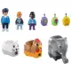 Детски комплект за игра Playmobil Влакче от животни  - 2