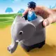Детски комплект за игра Playmobil Влакче от животни  - 4
