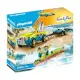 Детски комплект Playmobil Плажен автомобил с ремарке за кану  - 1