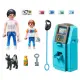 Детски комплект за игра Playmobil Турист и банкомат  - 2