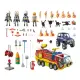 Детска пожарна със звук и светлина и горящ джип Playmobil  - 2