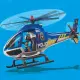 Детски комплект Playmobil Полицейско преследване с хеликоптер  - 3