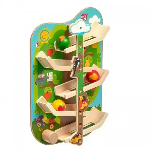 Детска дървена интерактивна играчка за стена Lucy&Leo В гората | P116102